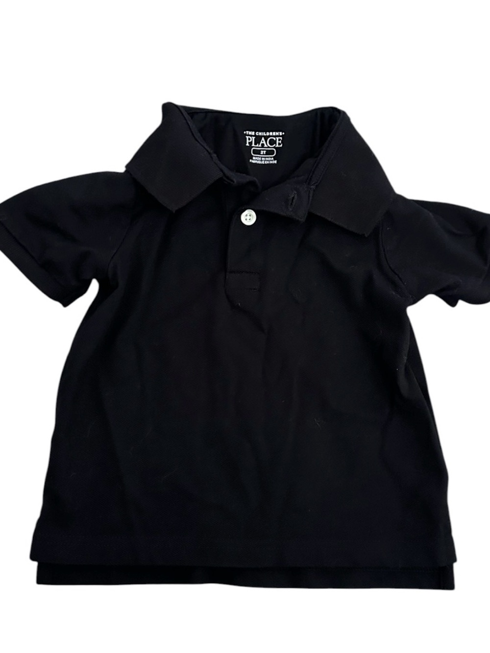 The Children's Place Black Polo Shirt - Short Sleeve